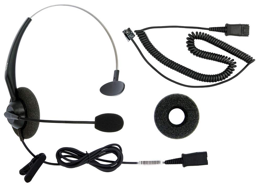 DailyHeadset RJ9 Corded Phone Headset Auriculares para Con Cable