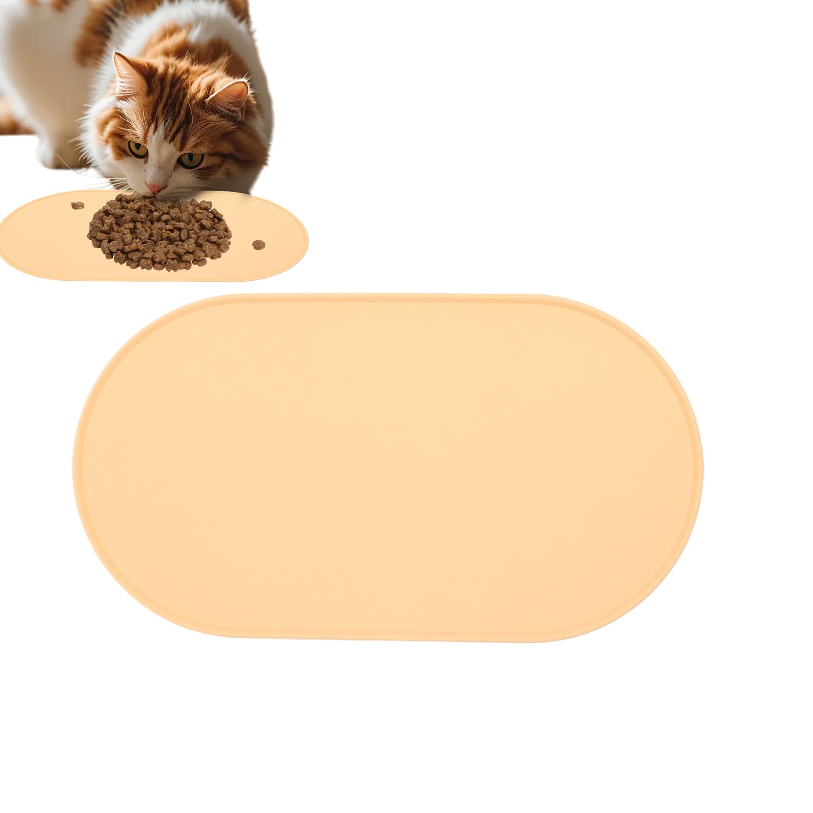 Tappetino in Silicone per Cani Vassoi Cibo Gatti, Sottociotola Acqua | Antiolio Di Raccolta Antigocciolamento Sottociotola Impermeabile Stuoia Gatti Adatto A Interni Esterni Casa Negozio Tappeto
