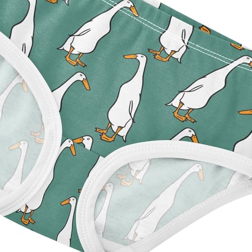 Girls Underwear Soft Cotton Indian Runner Ducks Kids Panties in Sizes 2/3t, 4t, 5t, 6 and 84