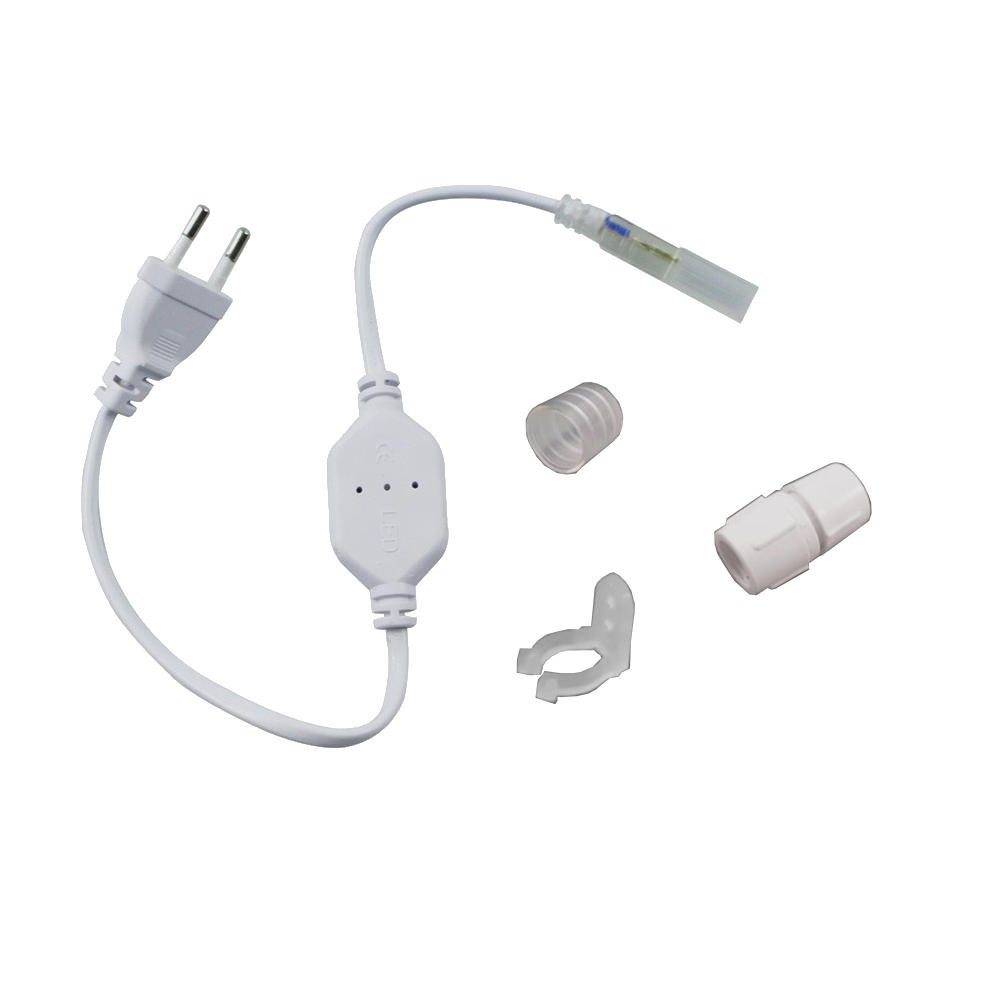 Lichtslinger 7,50 m 350 LED groen kabel NewLuxe Pastel multikleur - Kerstverlichting