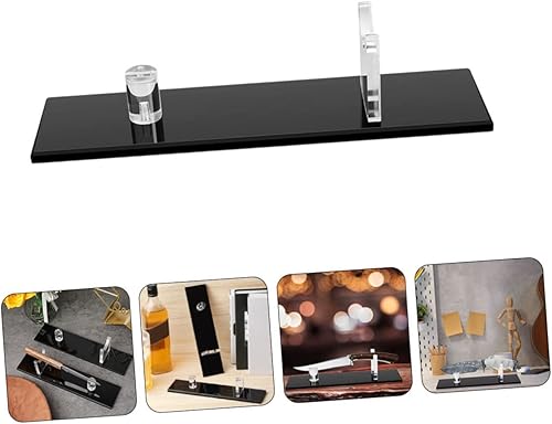 Miniatura 2 de PRETYZOOM Display Stand Single Stand Desktop Rack Samurai Holder Japanese Sword Stand Wooden Stand Drawer Block Base Display Shelf Home Cutter Rack