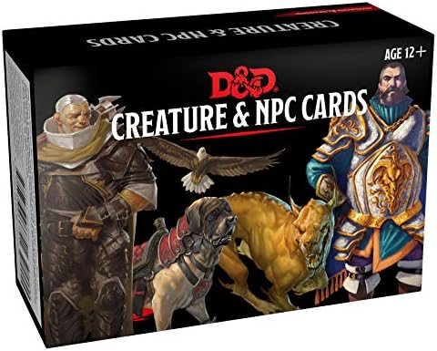 Dungeons & Dragons Spellbook Cards: Creature & NPC Cards (D&D Accessory)