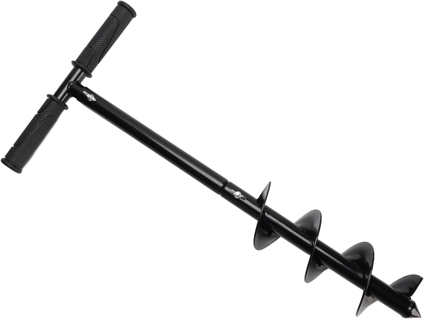 Manual Hand Drill, Manual Hole Auger Drill Digger Bit Bulb Planter Fence Holder for Planting Bulbs Seedlings