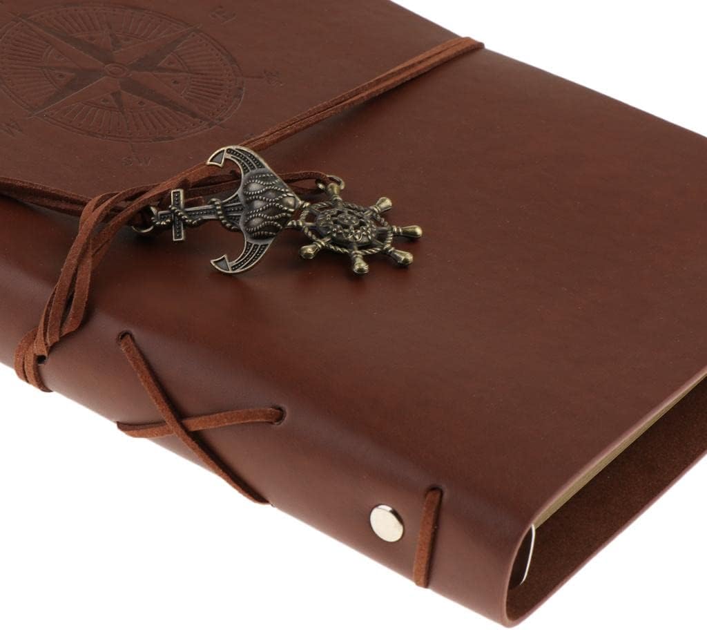 ARTISOUL® Leather Notebook Portable Loose Leaf Blank Notebook for Travel Brown | Kids & Teens at Home | School Supplies | Notebooks & Binders