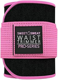 Sweet Sweat 'Pro Series' Waist Trimmer (BLK/Pink, M - L)