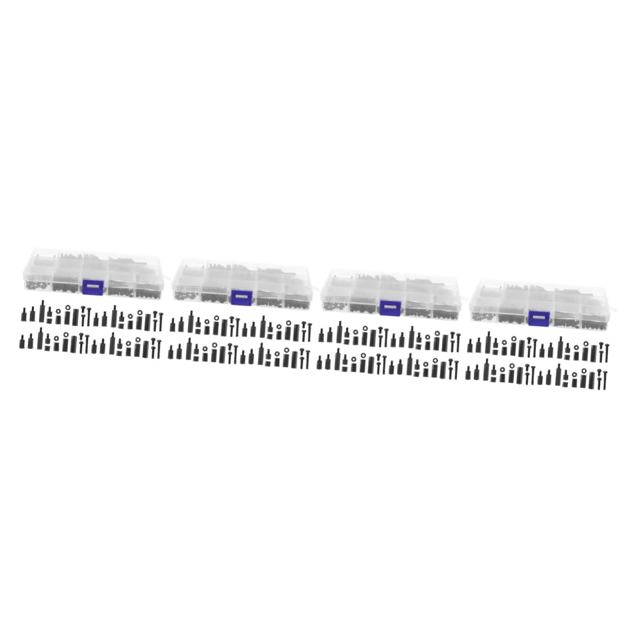 iplusmile 4sätze Nylon Abstandshalter Mit Assortiment Von Schrauben Unterlegscheiben Und Mutter Für Pcb Drohnen Und Computer-motherboards Und Langlebig