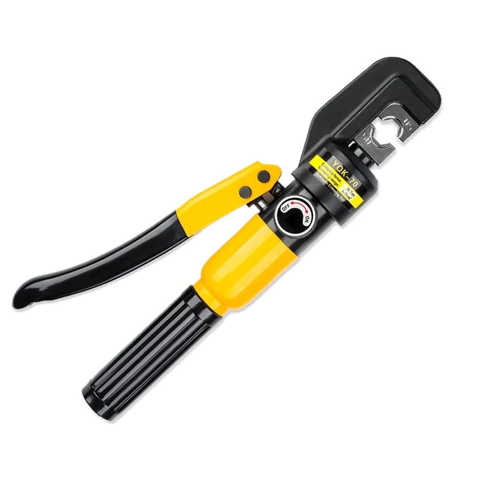 Bnvewr Yqk-70 Hydraulic Crimping Tool, 4,6,10,16,25,35,50,70Mm² Hydraulic Clamp Home Crimping Tool, Diy Cable Wiring Plier, Cordless Press