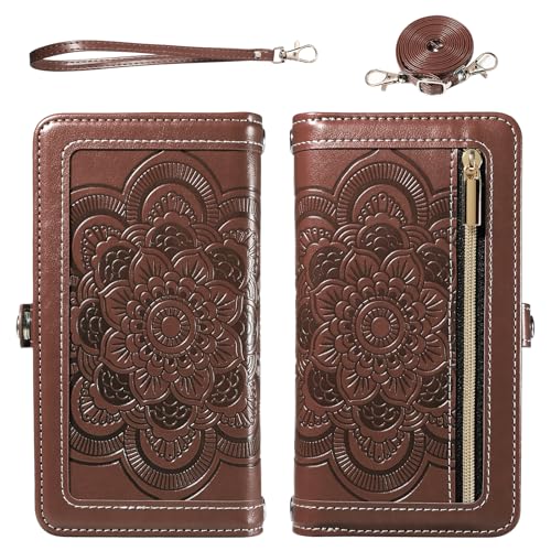Coque iPhone 17 Pro Max zippée pour voyager léger avec sangle et portefeuille amovible