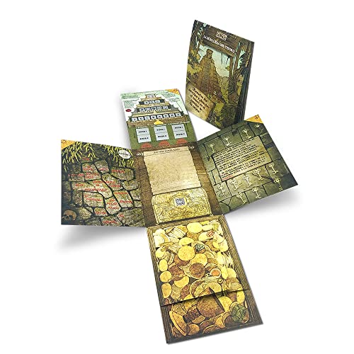 Hidden Games - Tarjeta rompecabezas -LAS BÚSQUEDA DEL Tesoro - Española - Tarjeta de felicitación, Tarjeta Escape Room, Tarjeta Regalo, Regalo de Dinero Cover