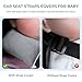COOLBEBE Car Seat Straps Shoulder Pads for Baby Kids, Super Soft Seat Belt Covers for All Car Seats/Pushchair/Stroller/High Chair (Grey/Pink)