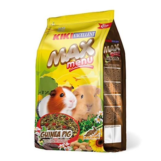 KIKI Alimento Completo para Cobayas MAX Menu 1Kg