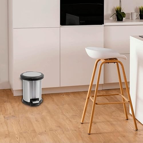 Miniatura 3 de SEDLAV Bote de basura con tapa, papelera de cocina, papelera de baño, papelera de oficina, papelera pequeña, papelera