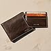 Fossil Men's Derrick Leather Bifold Sliding 2-in-1 with Removable Card Case Wallet, Dark Brown, (Model: ML3685201)
