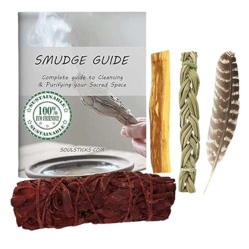 Ancient VEDA Organic Smudge Kit with Dragon's Blood & Palo Santo