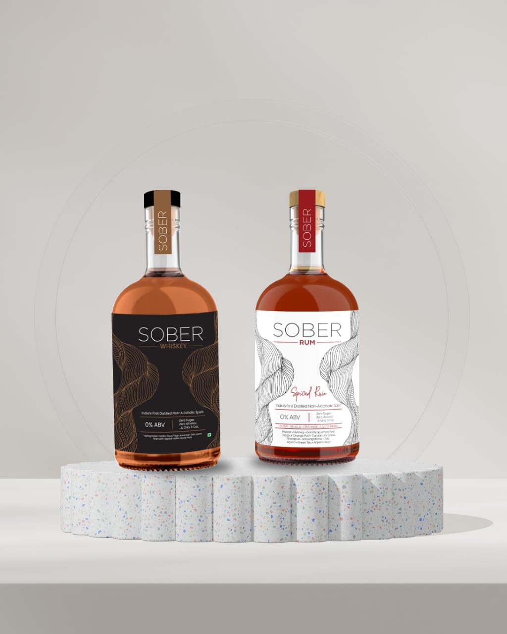 See full amazon price history chart for Non-Alcoholic Rum & Whiskey Combo Pack, Sober Spirits, Flavored Drink Mixes for Mocktails Non-Alcoholic Rum & Whiskey Combo Pack, Sober Spirits, Flavored Drink Mixes for Mocktails (B0D2DJH56J) Amazon Price History, Amazon Price Tracker