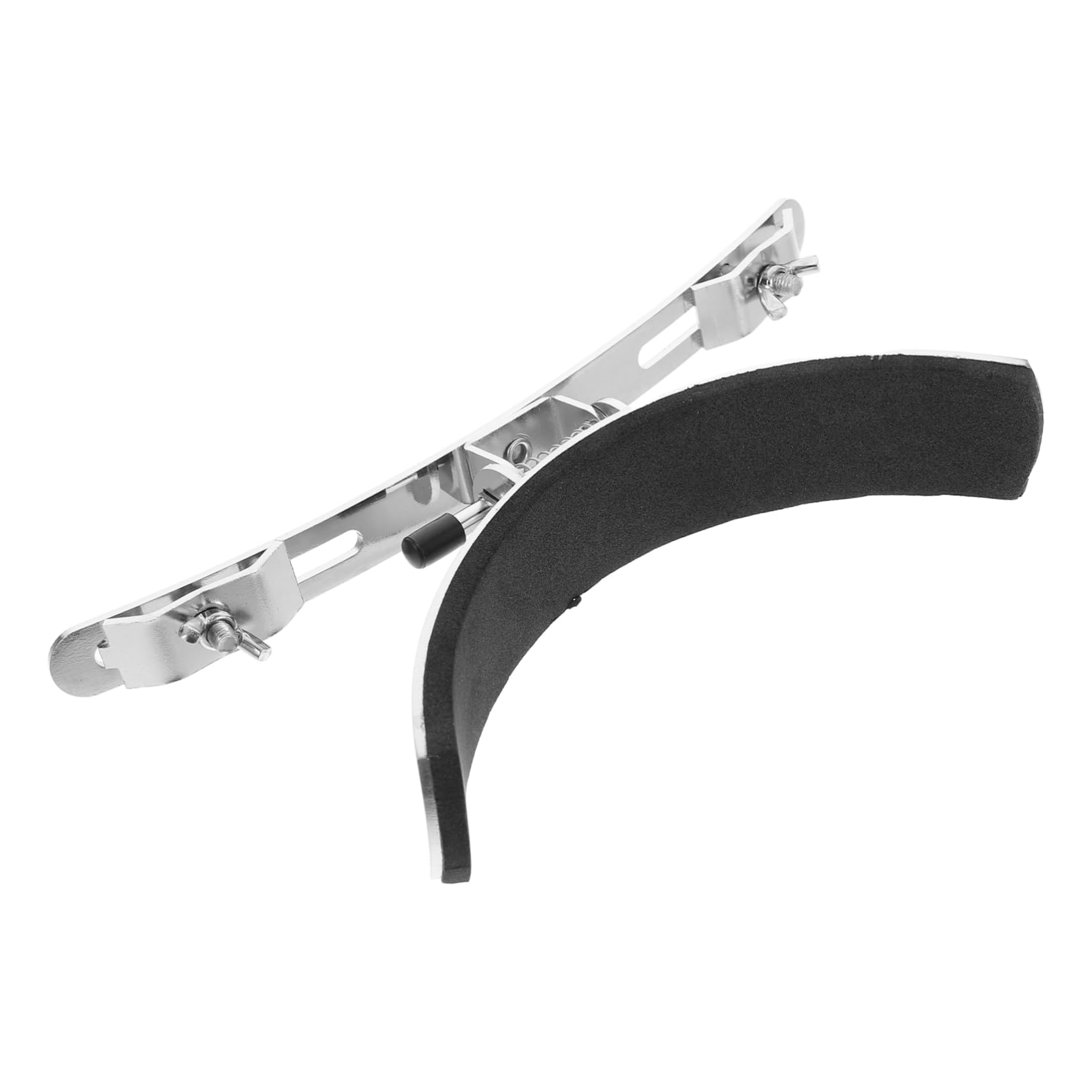 SUPVOX Supporto per Rullante in Acciaio Inossidabile Argento Design Portatile e Supporto Stabile, Accessorio Creativo per Rullante da Casa e Strumento per Tamburi da Marcia