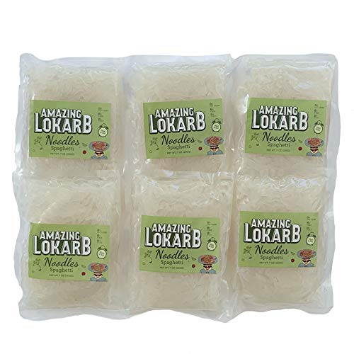 AMAZING LOKARB Shirataki Noodles (Konjac Noodle) 2X Bundle - No Odor Gluten Free - Ideal For Ketogenic Diet (Spaghetti, 12 Pack) - Thumbnail 7