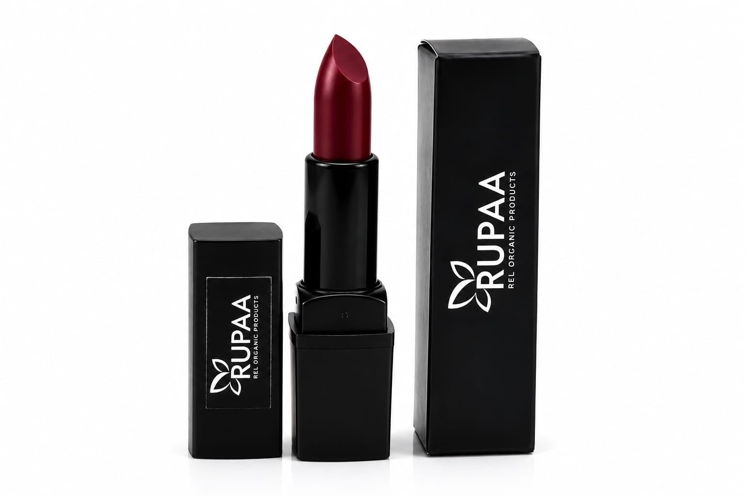 Rupaa || Maroon Shade Lipstick (103) Highly Pigmented | With Shea Butter, Rosehip Oil & Vitamin E | Cruelty Free-image-42