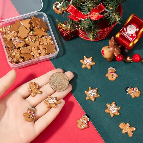 Cabochons de Noël à dos plat pour fabriquer vos décorations de fêtes - 3