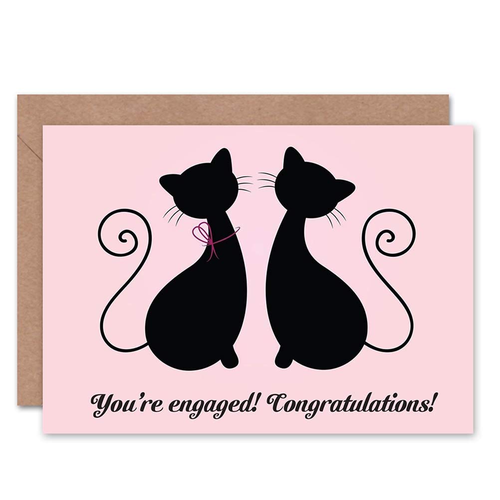 Wee Blue Coo ENGAGEMENT BIRTHDAY GIFT BLANK GREETINGS CARD