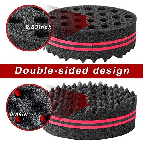 Supaze 3Pcs Hair Styling Set For All - Curl Brush, Twist Sponge For Textured Hair With Metal Pick thumb #1