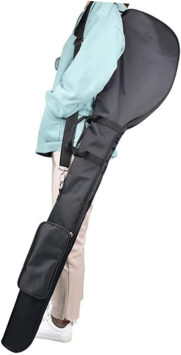 Happyyami Wear Resistant Golf Club Pouch Portable Golfing Carrier Bag with Shoulder Strap for Daily Use and Storage Lightweight Design