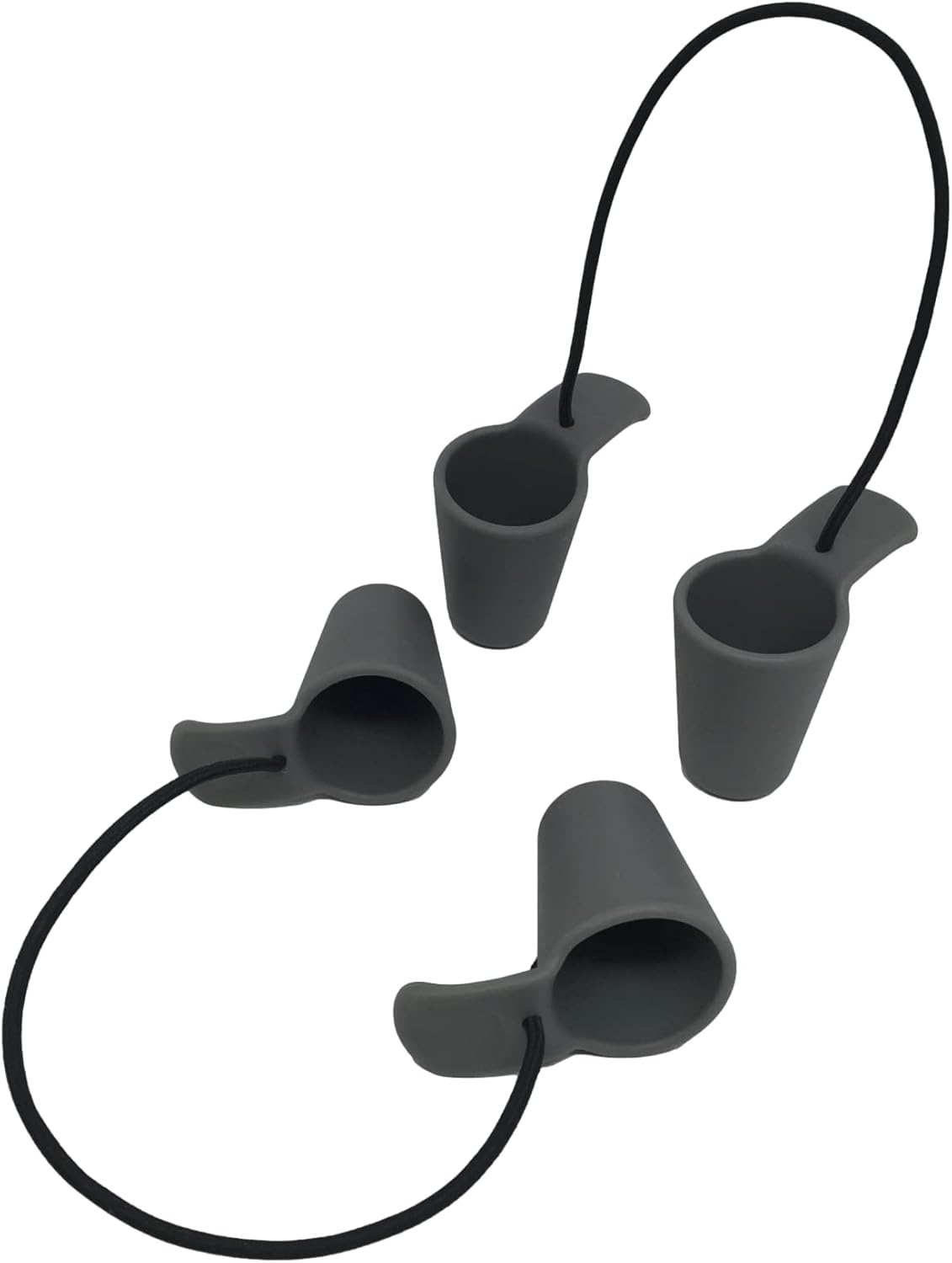 2 Pairs Marine Boat Canoe Grey SCUPPER Plugs STOPPERS TPR SIT-ON-TOP Kayak Holes