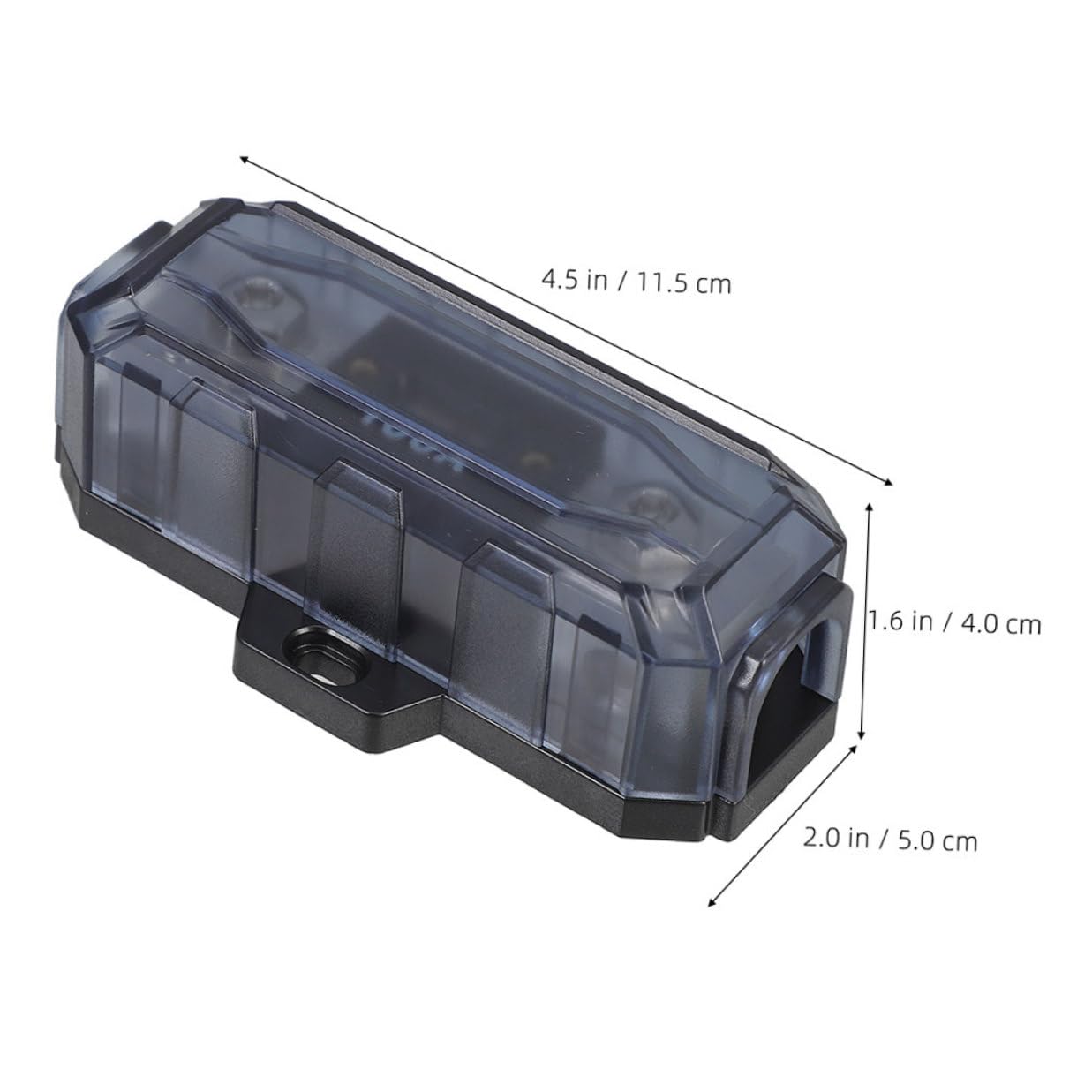 Healeved Portafusibili per Amplificatore Audio 100a 2 Pezzi in Lega di Zinco Protezione Alta Efficienza e Installazione Facile per Sistemi Audio Auto