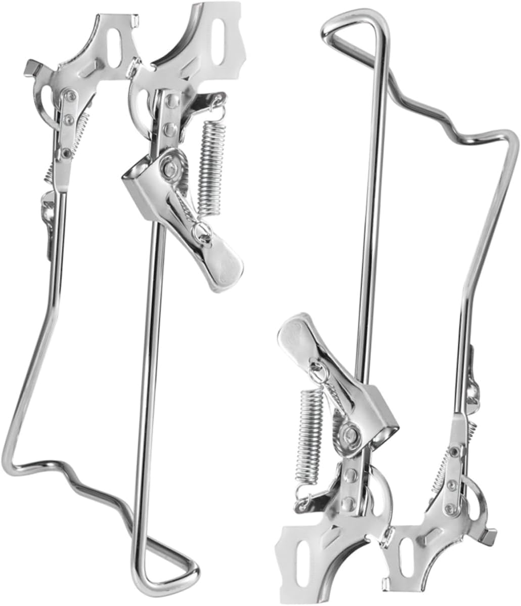 2pcs Metal Bike Kickstand for Bicycle Quick Release No Tool Needed Easy to Install and Remove