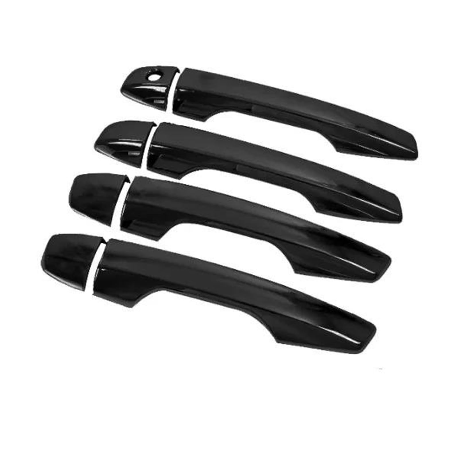 Qibbei Style 1 Car Exterior Door Handle Cover Sticker Decorative Lock For Mitsubishi For Outlander 4 Mk4 Gm Gn Zm 2022-2025(Style 1)