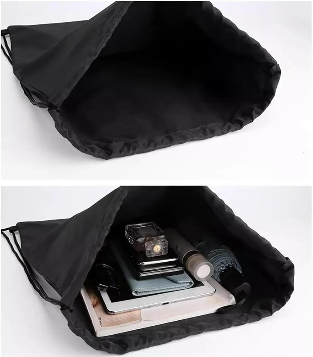 Drawstring Backpack Bag String Sackpack Waterproof Sports Cinch Sack Storage Bag for Travel Sports Gym Workout