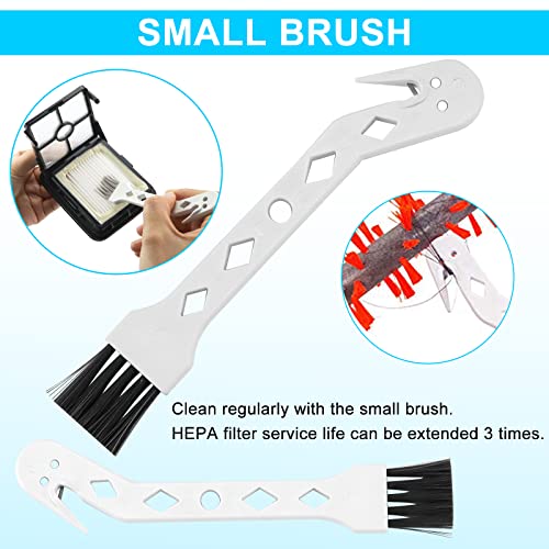 4 PACK 1866 Replacement Filter for Bissell Crosswave Pet Pro Vacuum 1785 2554 2551 2306 2304 1785A 2596 Crosswave Cordless Max Vacuum Cleaner Parts Replace 1608684 LUXRILIX