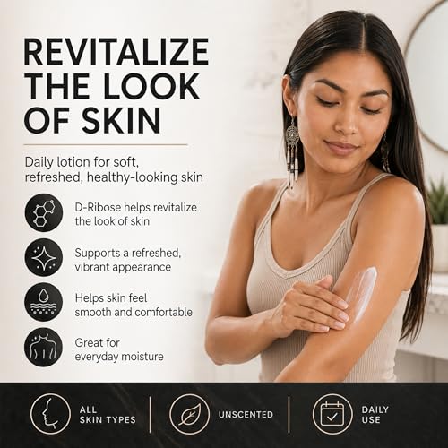 Ribose Sugar for Skin - Ribose Cream - D-Ribose - Working Hands Cream - Lightweight Moisturizer with D-Ribose & Vitamin E - 8 fl oz - Unscented Alternate view