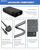 Riabwwox 65W USB C Laptop Charger Compatible with HP EliteBook 1030 1040 840 830 835 860 640 650 655 G6 G7 G8 G9,Probook 440 445 450 455 460,Envy 11 13 14 15,Elite X2,Spectre X360 Type C Power Adapter - Image 3