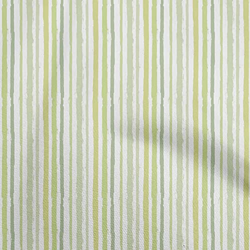 oneOone Cotton Cambric Light Green Fabric Abstracts Dress Material Fabric Print Fabric By The Yard 56 Inch Wide