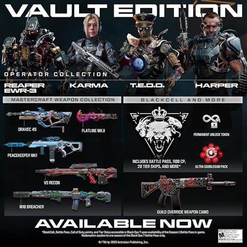 Image of Call of Duty: Black Ops 7 | Vault Edition Upgrade | Xbox and Windows Digital Code