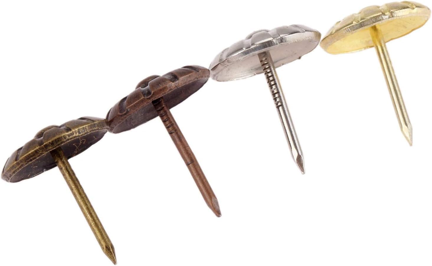 Upholstery Tacks， 20pcs Vintage Upholstery Nail Tacks Jewelry Box Sofa Decorative Furniture Nails Tack Stud Pushpin Hardware 16 * 20mm(Antique Bronze)