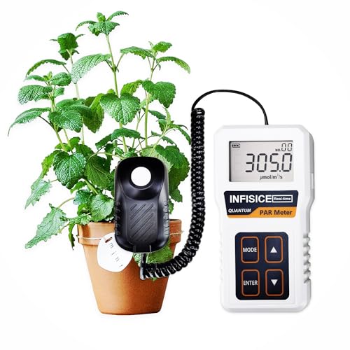Quantum PAR Meter - Upgraded: High Precision, Grow Light Meter, Indoor Plants Meter, Good for Growing droseras and All Indoor Plants