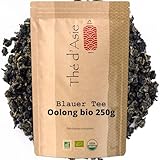 Khla - Oolong Bio 250g - Blauer Tee - Natürlicher Loser Asiatischer Tee aus China - Biologisch, Lose und Geschnitten - Kräutertee & Aufguss