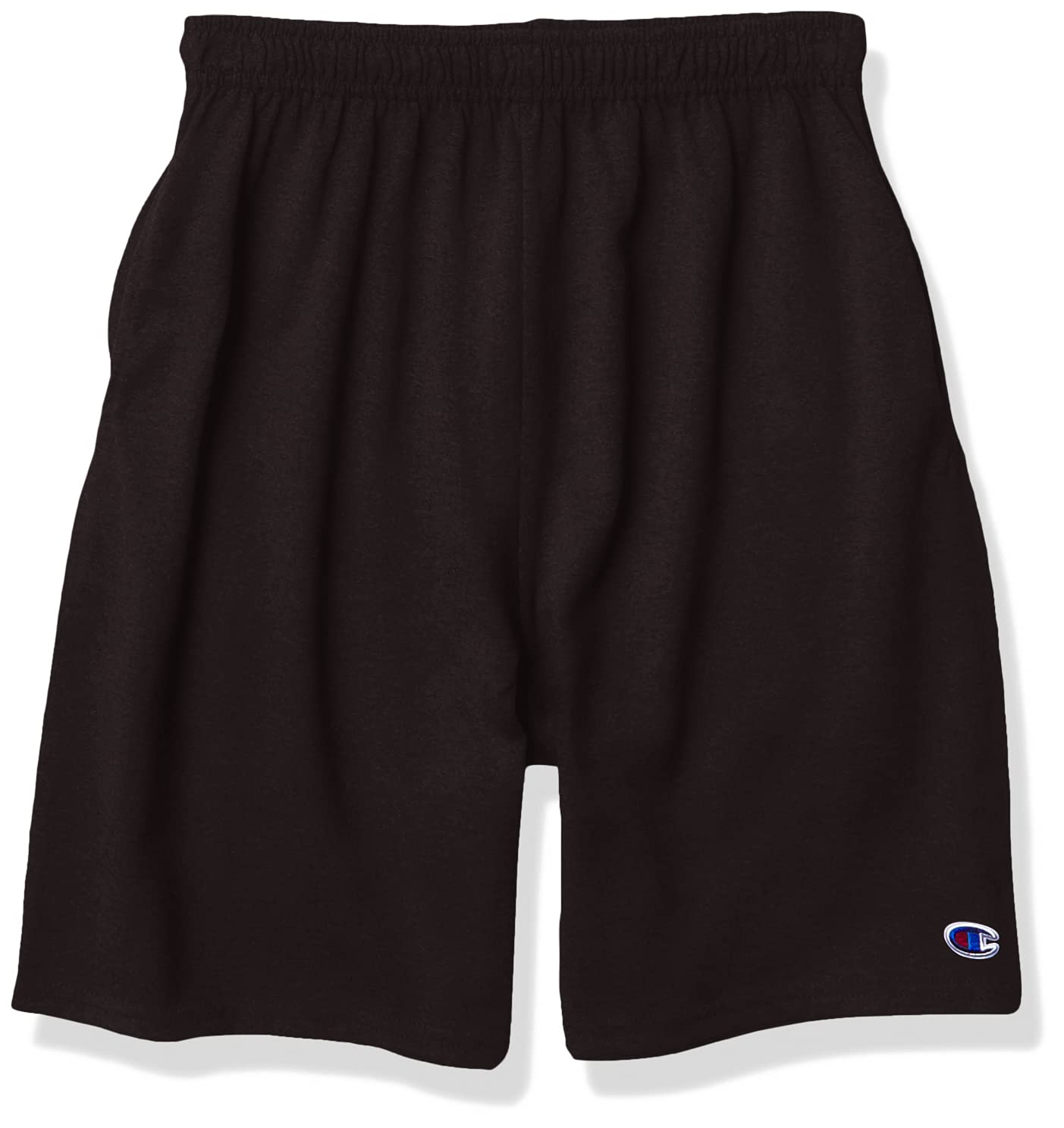 Champion Boys' Jersey Pocket Short, Black, Small