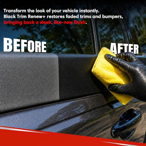 Image of CX2 Black Plastic Reborn | 500ml Plastic & Rubber Restorer | Revives Faded Exterior Trim & Bumpers | Long-Lasting UV Protection | Wash Resistant for Car,Bike,Scooty