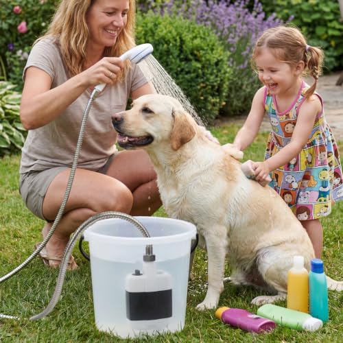 Portable Rechargeable Camping Shower Pump miniatura 7