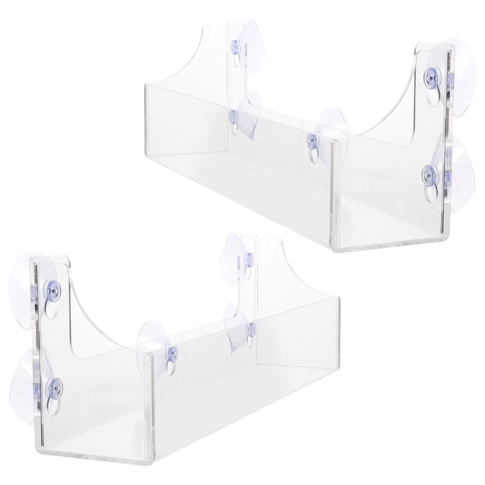 Uonlytech 2 Piezas Organizador de Bebidas con Ventosa de Acrílico