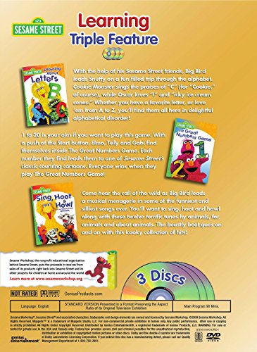 Learning Triple Feature DVD de Estados Unidos pack educativo triple 3