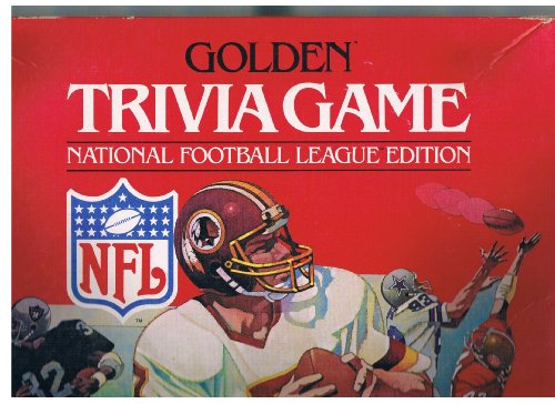 GOLDEN Trivia Cards; National Football League Edition