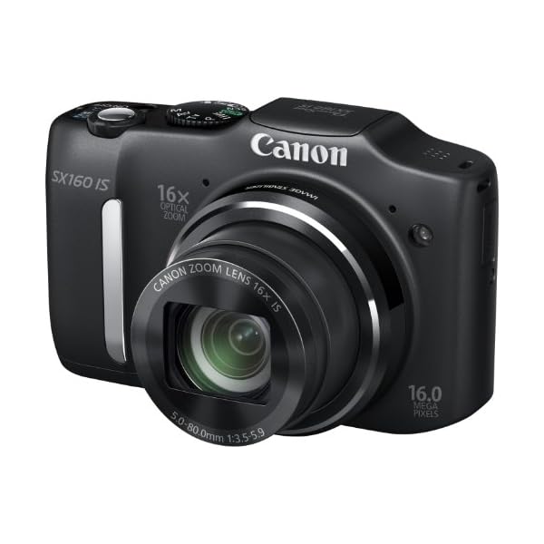 Canon PowerShot SX160 is Digitalkamera (16 MP, 16-Fach Opt. Zoom, 7,5cm (3 Zoll) LCD) schwarz – Bild 6