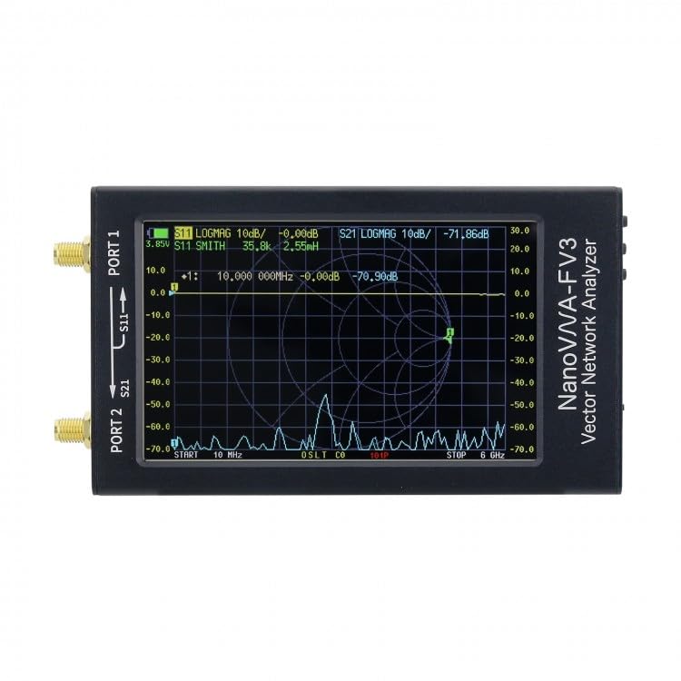 NanoVNA-F V3 1MHz-6GHz Vector Network Analyzer 4,3" IPS Tragbar