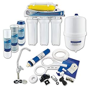 Finerfilters Omgekeerde osmose onder de gootsteen drinkwaterfiltersysteem (50 GPD) voor het huishouden, verwijdert tot…
