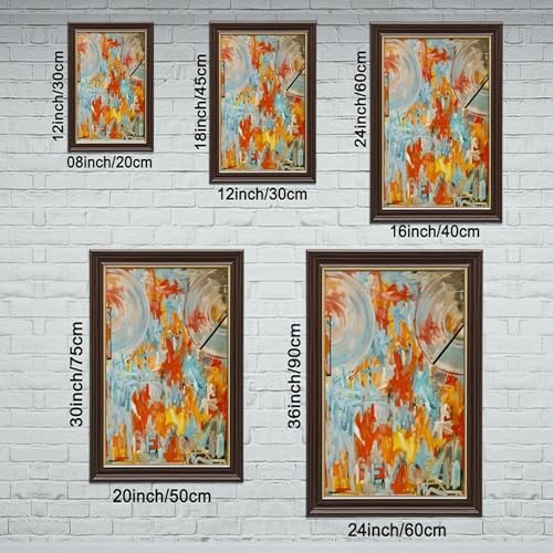 Impression expressionniste abstraite de Jasper Johns pour une décoration murale sur toile - 2