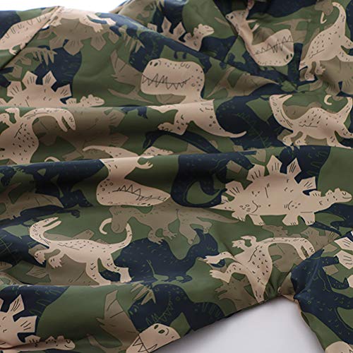 Btgixsf Baby Boys Dinosaur Hooded Zip Jackets Windbreaker Coat For Toddler Lightweight Outwear 508 4T #TOP2